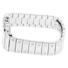 Cartier Santos GalbeeLM W20055D6 Date Silver Dial Automatic Watch_968793 3