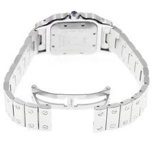 Cartier Santos GalbeeLM W20055D6 Date Silver Dial Automatic Watch_968793 4