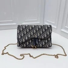 Dior — Authentic Dior Chain Saddle — Handbag — resale