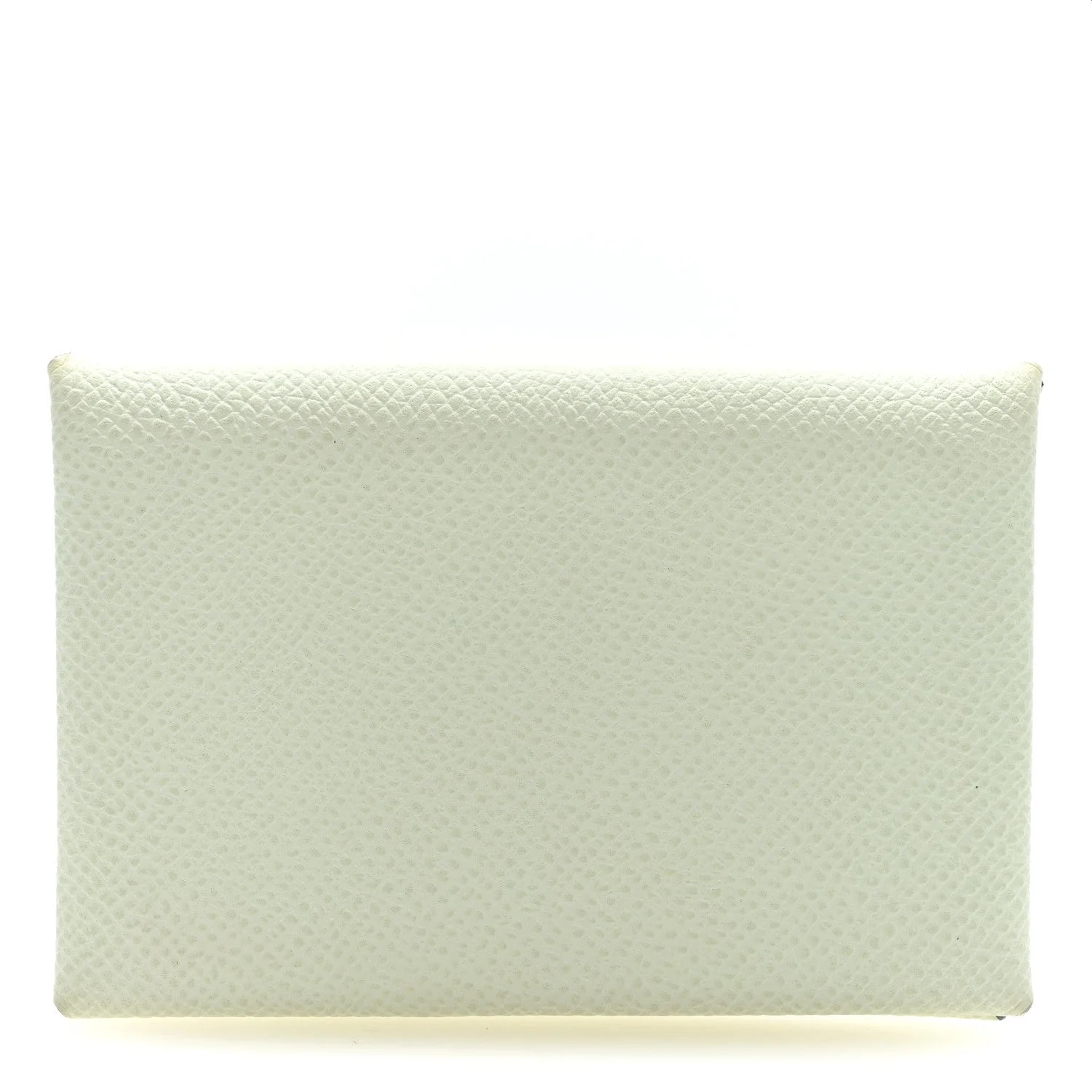 Hermès — Verso Calvi Card Case Fizz Yucca — Accessory — resale