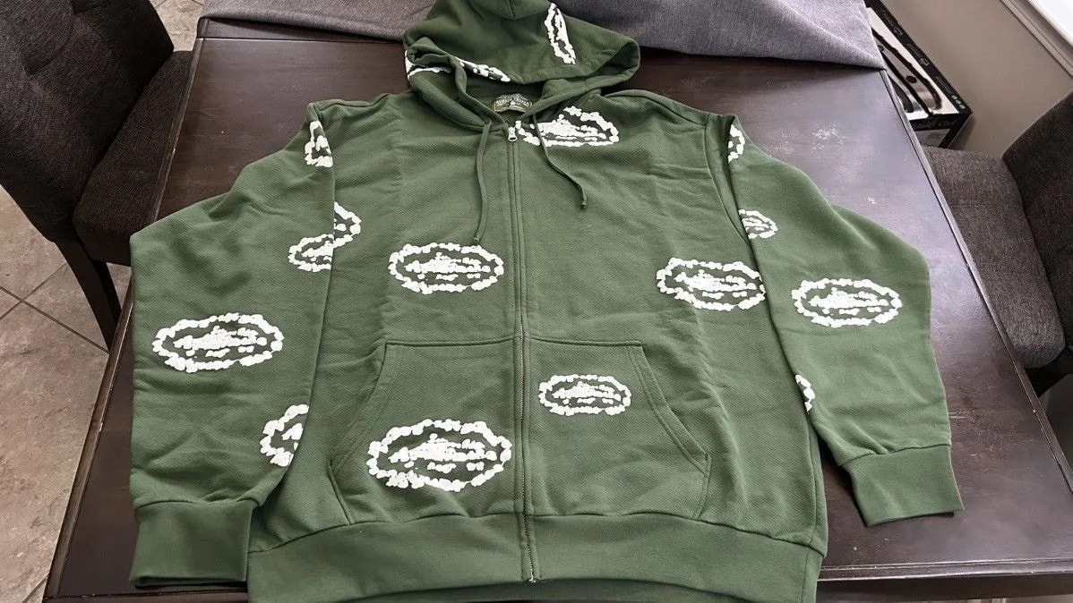 Corteiz — Denim Tears X Corteiz Zip Up Hoodie — streetwear — resale
