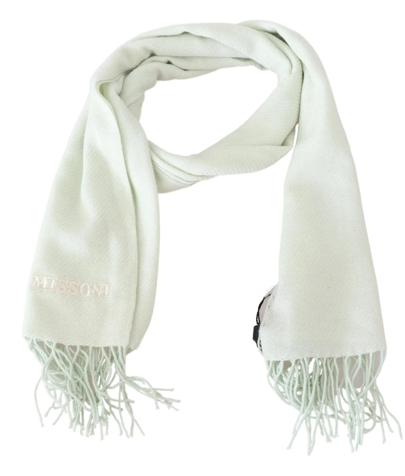 Missoni — Missoni Light Pattern Wrap Fringes Scarf — Accessory — resale