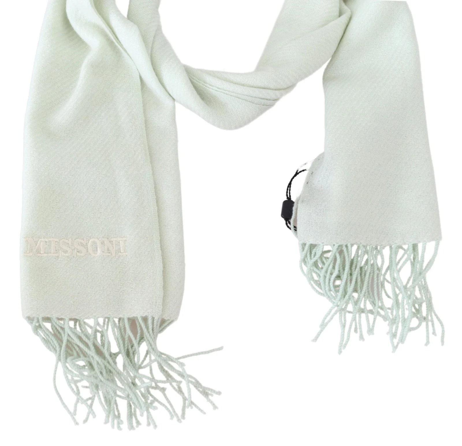 Missoni Light Pattern Wrap Fringes Scarf 2