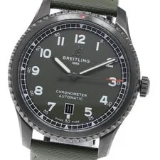 Breitling Aviator 8 M17315 Automatic 41mm Green Papers 2