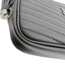Saint Laurent Lou Chain Fringe Grain 3