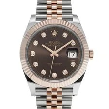 Rolex — Rolex Datejust 41 126331G 41mm Stainless Steel Brown #WW419 — Watch — resale