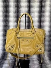 Balenciaga — Balenciaga City Zipper Studded Strap Accent — Handbag — resale
