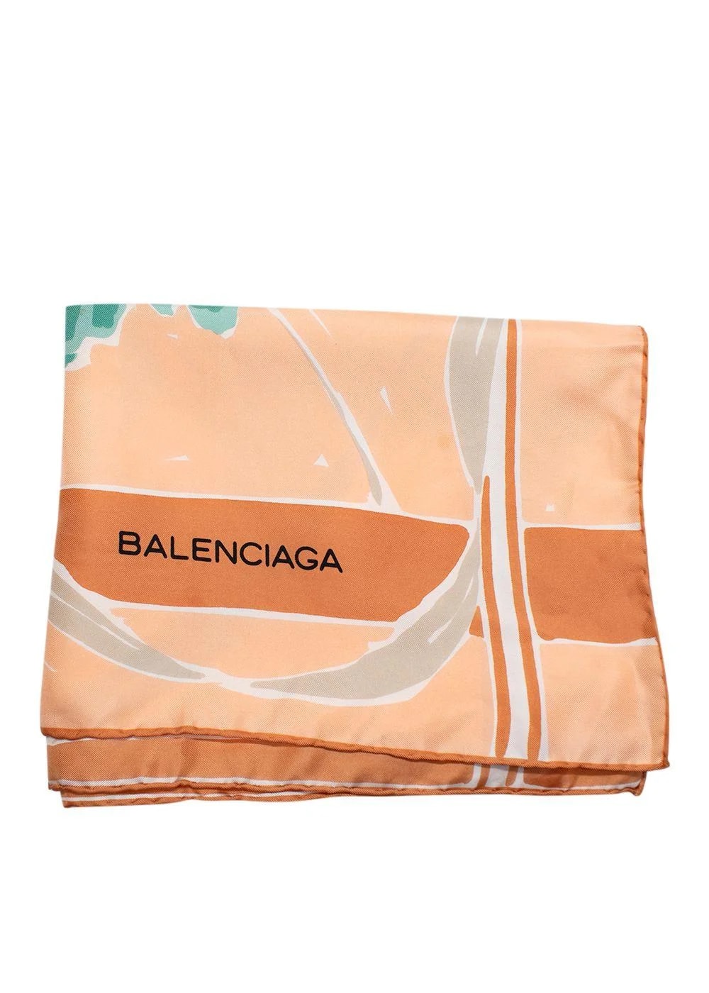 Balenciaga Floral-Print Scarf 3