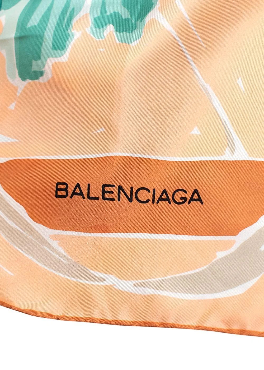 Balenciaga Floral-Print Scarf 4