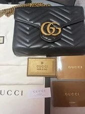 Gucci — Gucci GG Marmont Chain Wallet, Complete With , Item Number 474575 — Handbag — resale
