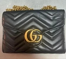 Gucci GG Marmont Chain Wallet, Complete With , Item Number 474575 2