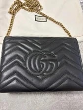 Gucci GG Marmont Chain Wallet, Complete With , Item Number 474575 3