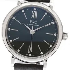 IWC Schaffhausen — IWC Schaffhausen Portofino Automatic 34 IW357412 12P Diamond Watch_951402 — Watch — resale