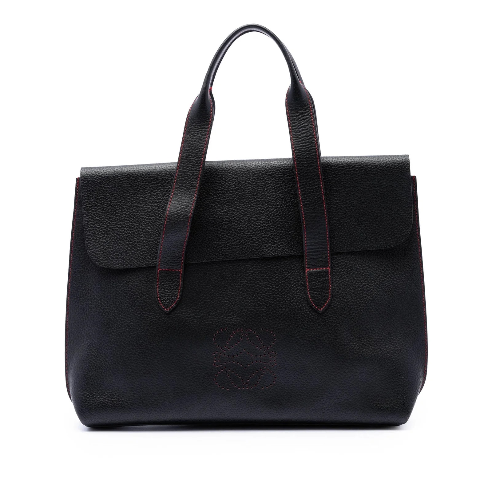 Loewe — Grained Briefcase — Handbag — resale