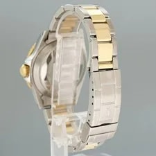 Rolex Submariner Date 16803 Two-Tone Yellow Gold Steel Black 40mm Box 4