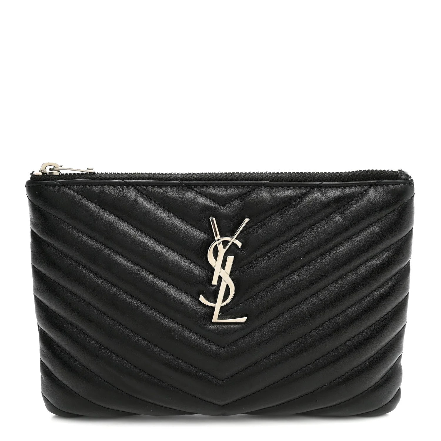 Saint Laurent — Chevron Pouch — Accessory — resale