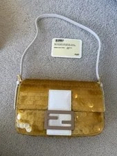 Fendi — Fendi Baguette Re-edition Sequin Limit Edition Summer New! 💛 — Handbag — resale