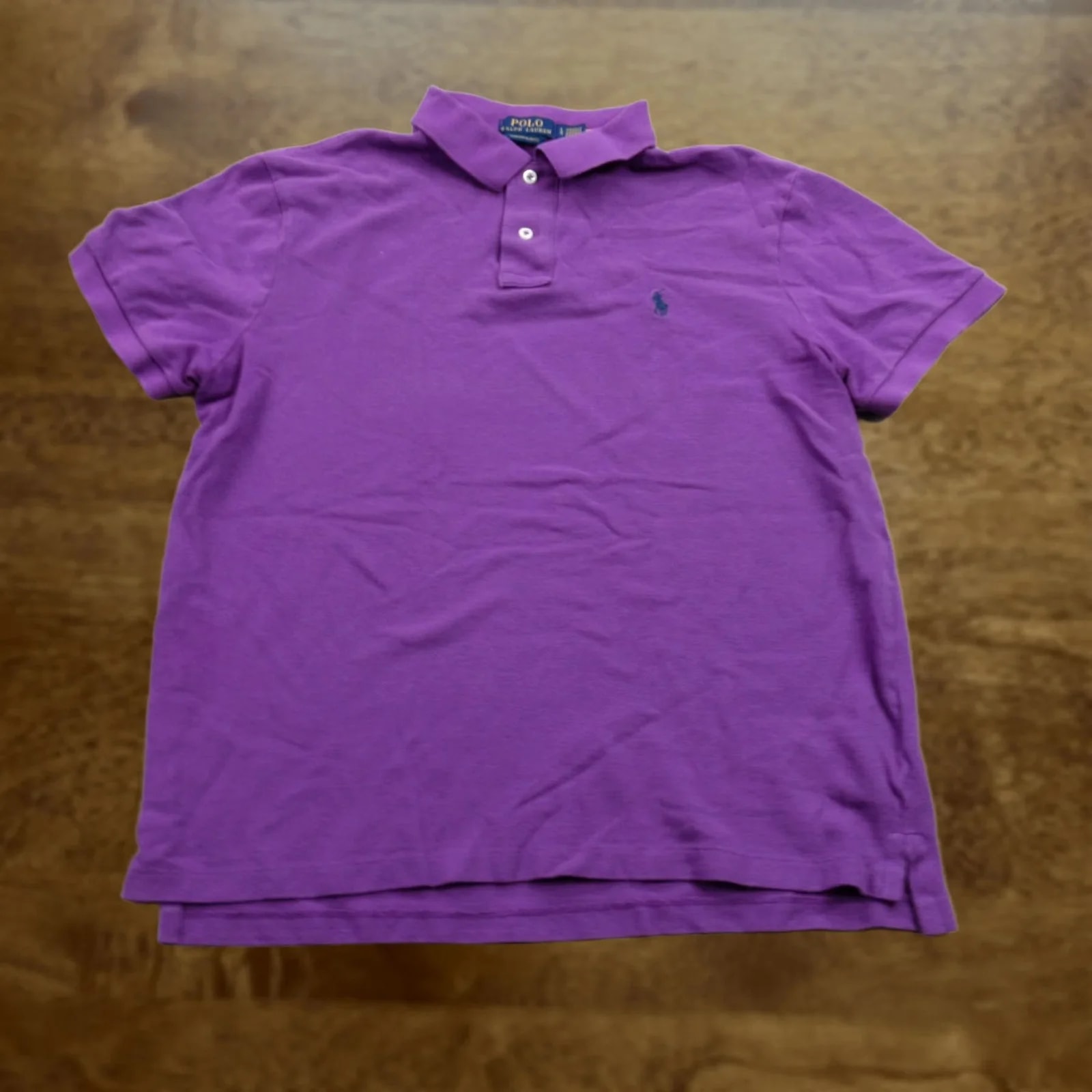 Polo Ralph Lauren — Polo Ralph Lauren Shirt Large Short Sleeve Lightweight Custom Slim Fit — streetwear — resale