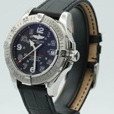Breitling Superocean Automatic A17360 Stainless Steel 40mm Black 4