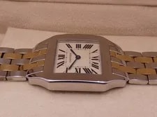 Cartier Santos Demoiselle Box&papers Gold&steel '2017 TOP W25067Z6-2701 2