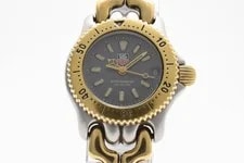 TAG Heuer Professional S95.208 27mm Quartz Gray Dial Gold Silver 4