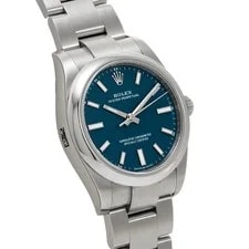 Rolex Oyster Perpetual 34 124200 34mm Stainless Steel Blue #WW1310 3