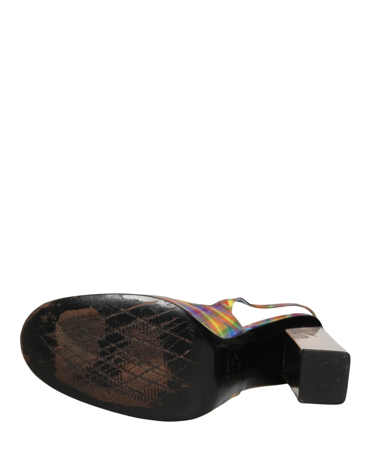 Dolce & Gabbana Plaid Slingback 2