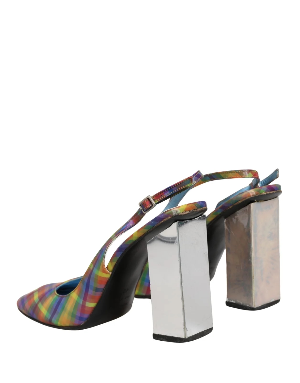 Dolce & Gabbana Plaid Slingback 4