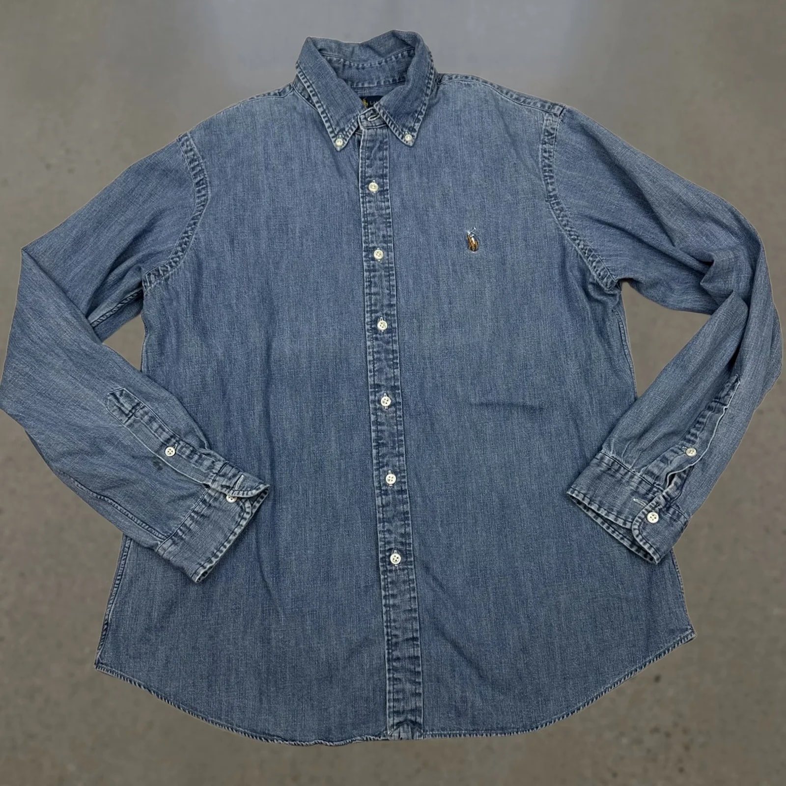 Polo Ralph Lauren — Polo Ralph Lauren Shirt Large Custom Fit Cotton Classic — streetwear — resale