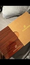 Audemars Piguet Royal Oak Automatic Black Dial Date Silver Bracelet Box 4