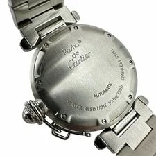 Cartier Pasha C Big Date W31047M7 Blue Automatic 2