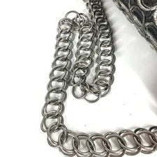 Chanel Circle Stitch CC Coco Mark Logo Chain Flap Coat 4