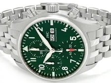 IWC Pilot's Chronograph 41 IW388104 Green From Japan w0626 2
