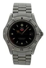 Tag Heuer 37mm Professional 2000 Series Black Dial ! Ref: 962.006-2! 2