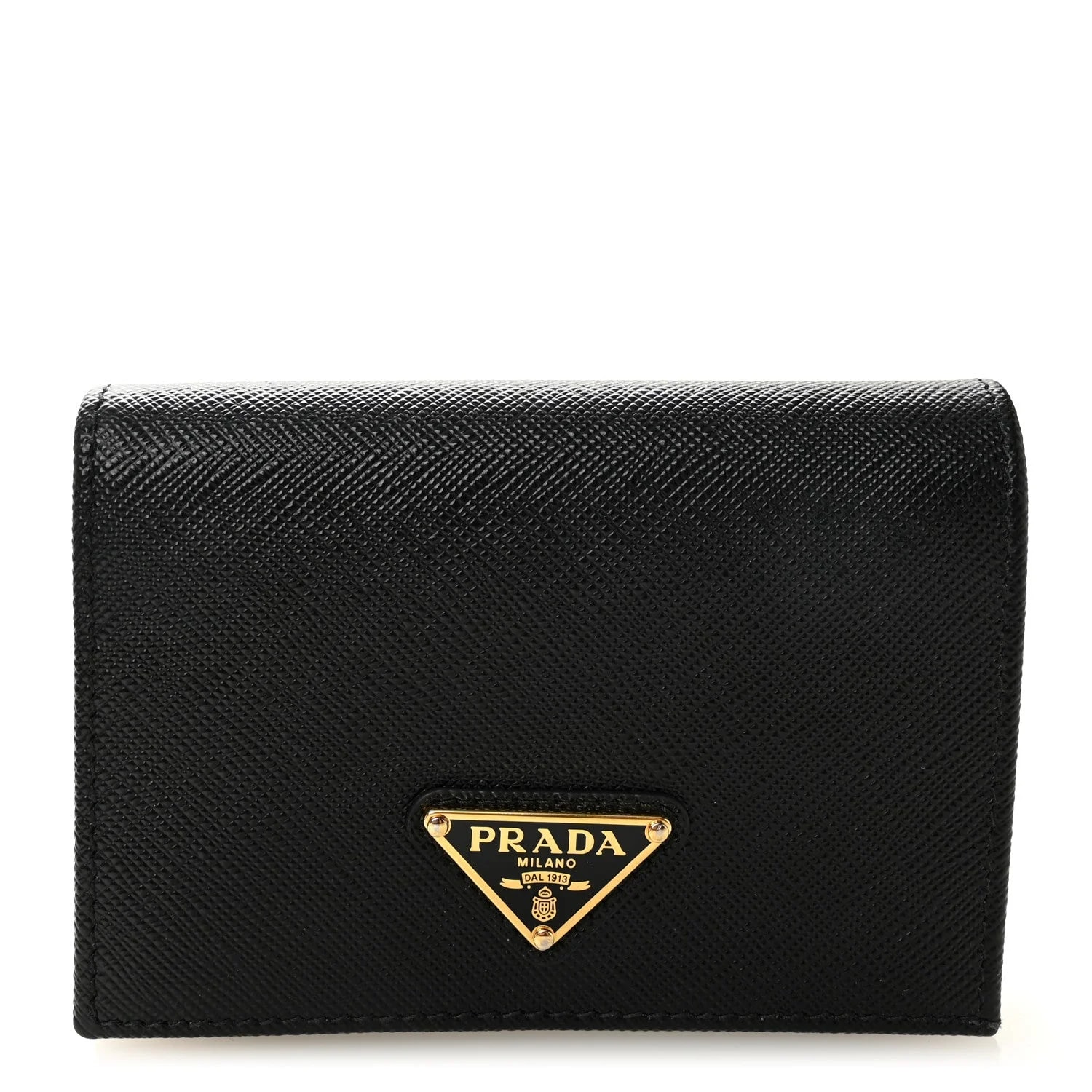 Prada — Small Triangle Bi-Fold Wallet — Accessory — resale