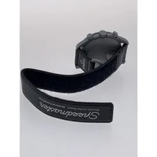 Omega Mission To the Moon Quartz Analog Leather BLK 4