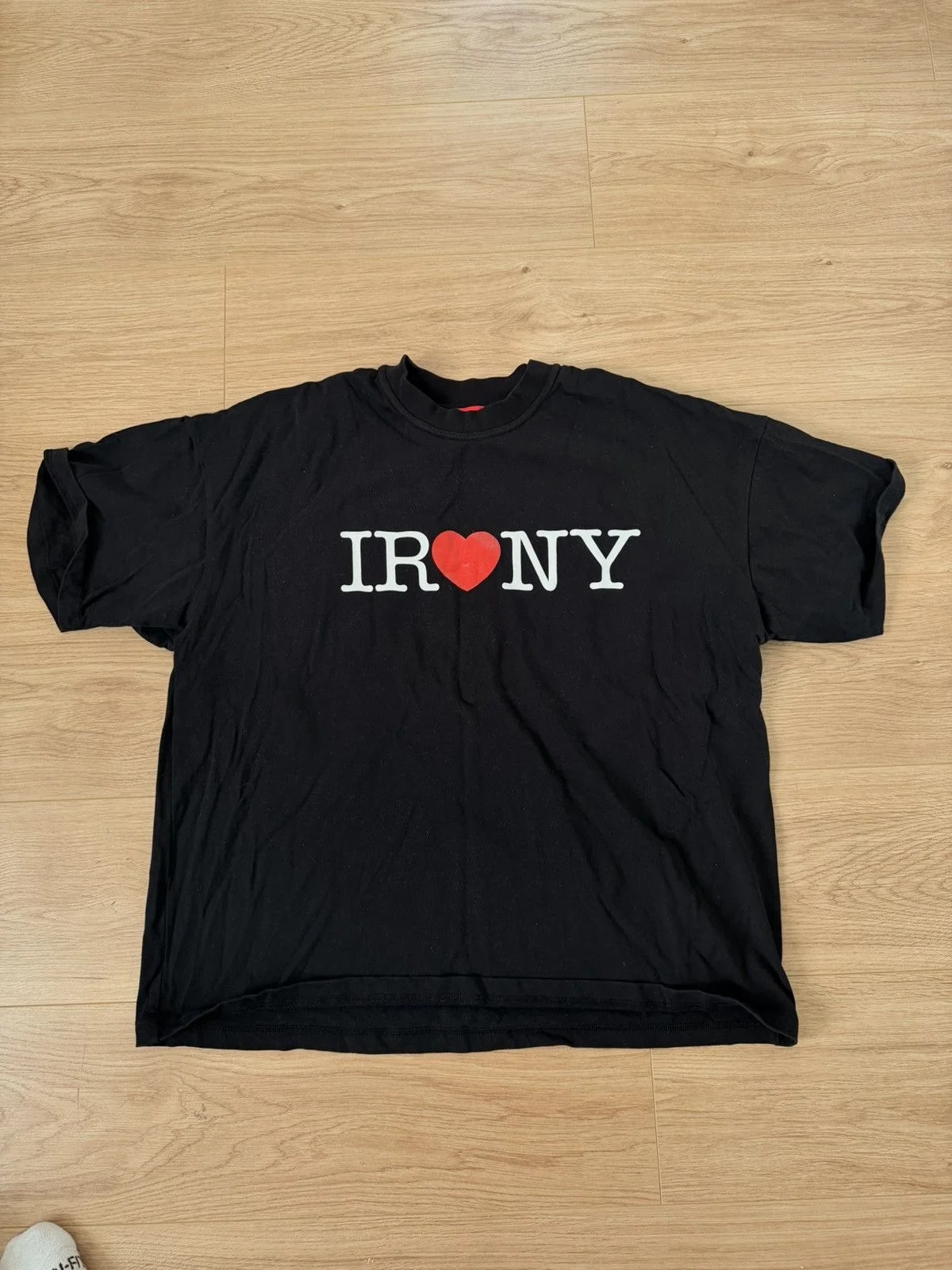 Fugazi Irony Tee Shirt — streetwear — resale