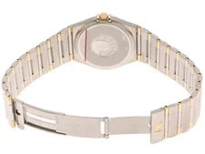 Omega Constellation Half Bar 396.1201 Silver K18 Yellow Gold Stainless Steel US 4
