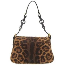 Authentic Fendi 8BR180 Mini Mamma Baguette Leopard Pattern Harako 3