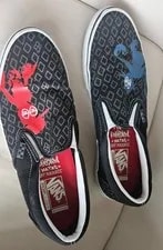 Vans X Krooked Skate Slip on Skateboard Shoes. 3