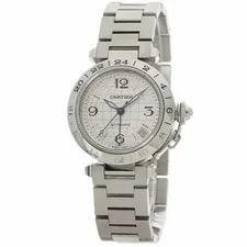 Cartier — Cartier W31078M7 Pasha C Meridien Stainless Steel SS Fro — Watch — resale
