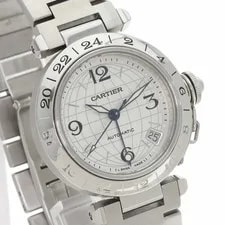 Cartier W31078M7 Pasha C Meridien Stainless Steel SS Fro 4