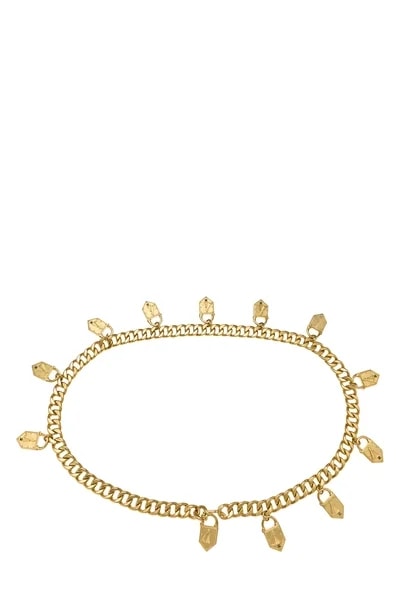 Chanel — Logo Charm Chain Belt — Accessory — resale