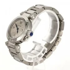 Cartier Pasha de WSPA0021 SS Quartz From Japan 2