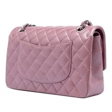 Chanel Medium Metallic Classic Double Flap Rose Gold 2