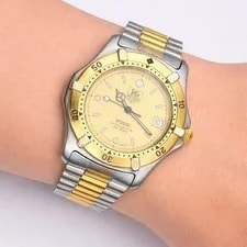 Tag Heuer Gold and Silver Combination Quartz Working Item 4