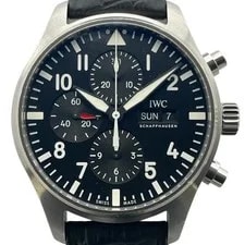 IWC — IWC IW377709 43mm Stainless Steel Black Dial Automatic OKW2857 — Watch — resale