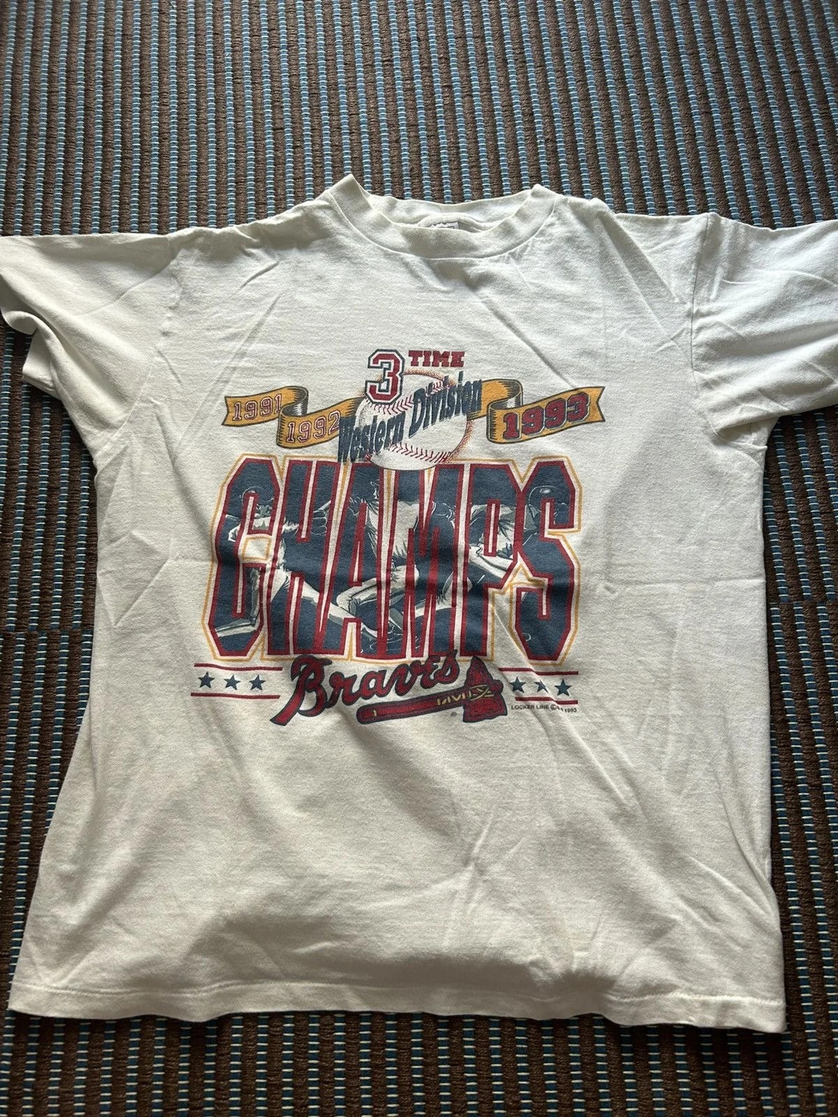 Atlanta Braves Single Stitch Tshirt 2