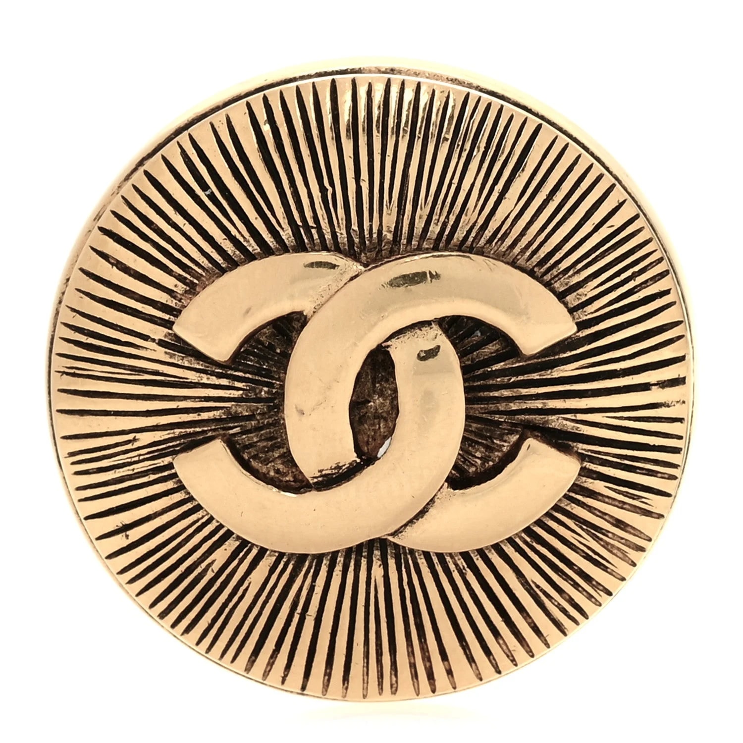 Chanel — CC Round Brooch — Jewelry — resale