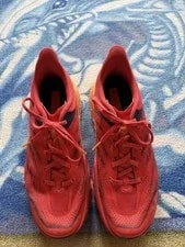 Hoka One Speedgoat 5 Fiesta Radiant SN 1123157 Fryl 11 D 4